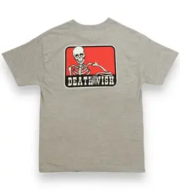 Deathwish Skateboards Benny Tee Heather Grey
