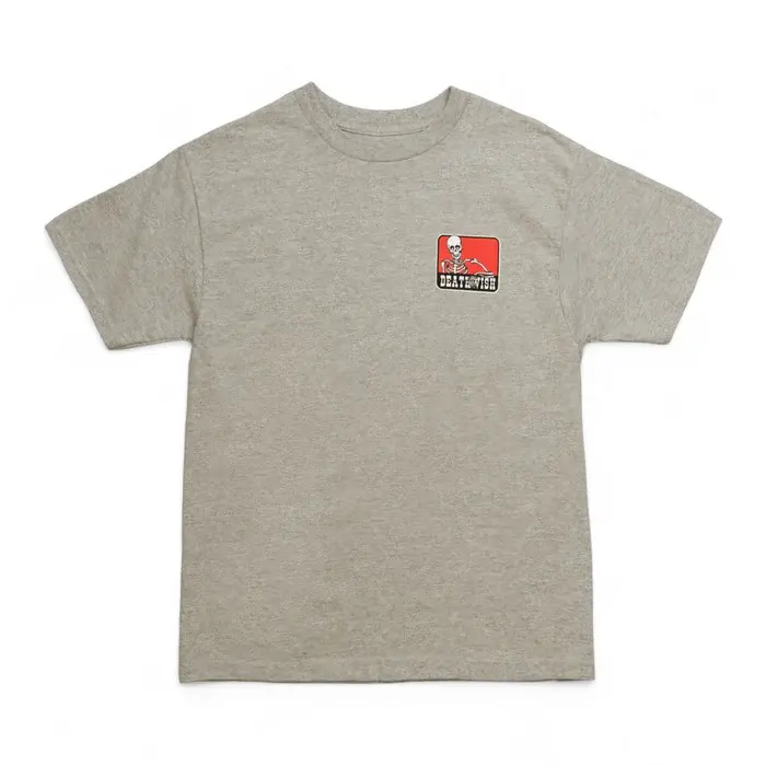Deathwish Skateboards Benny Tee Heather Grey