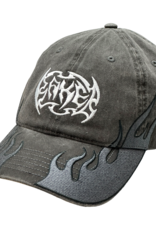Baker Skateboards Flames Snapback Black
