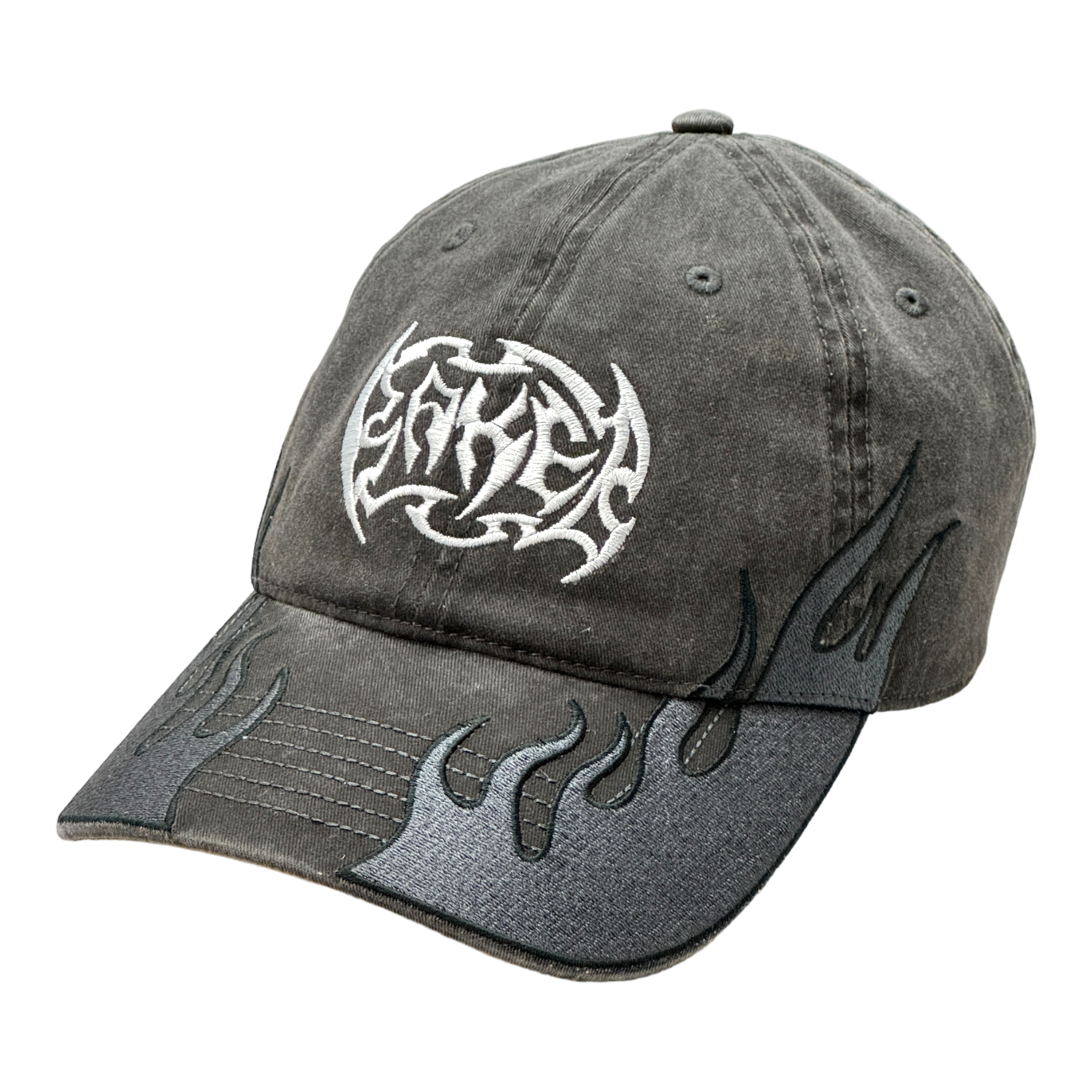 Baker Skateboards Flames Snapback Black