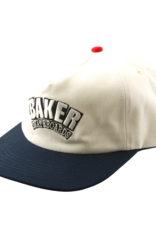 Baker Skateboards Arch Snapback Off White
