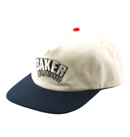 Baker Skateboards Arch Snapback Off White