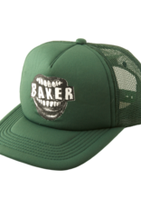 Baker Skateboards Yeller Trucker Hat Dark Green