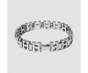HUF H Link Bracelet Silver S/M - APB Skateshop LLC.