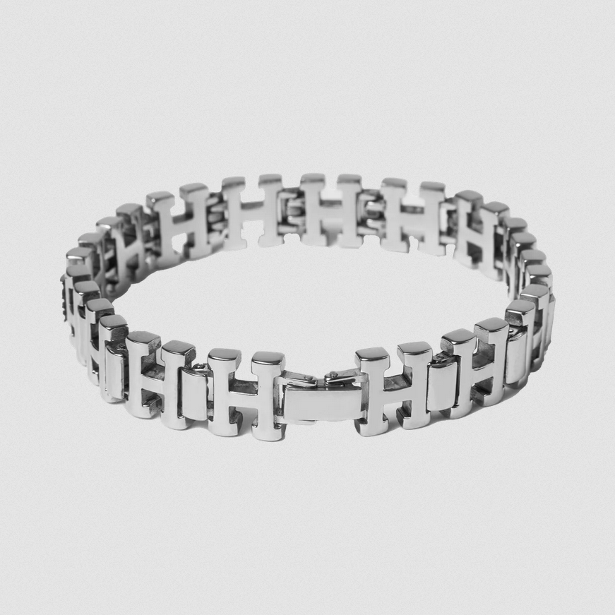 HUF H Link Bracelet Silver S/M