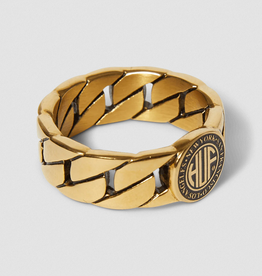HUF Regional Cuban Link Ring Gold 7