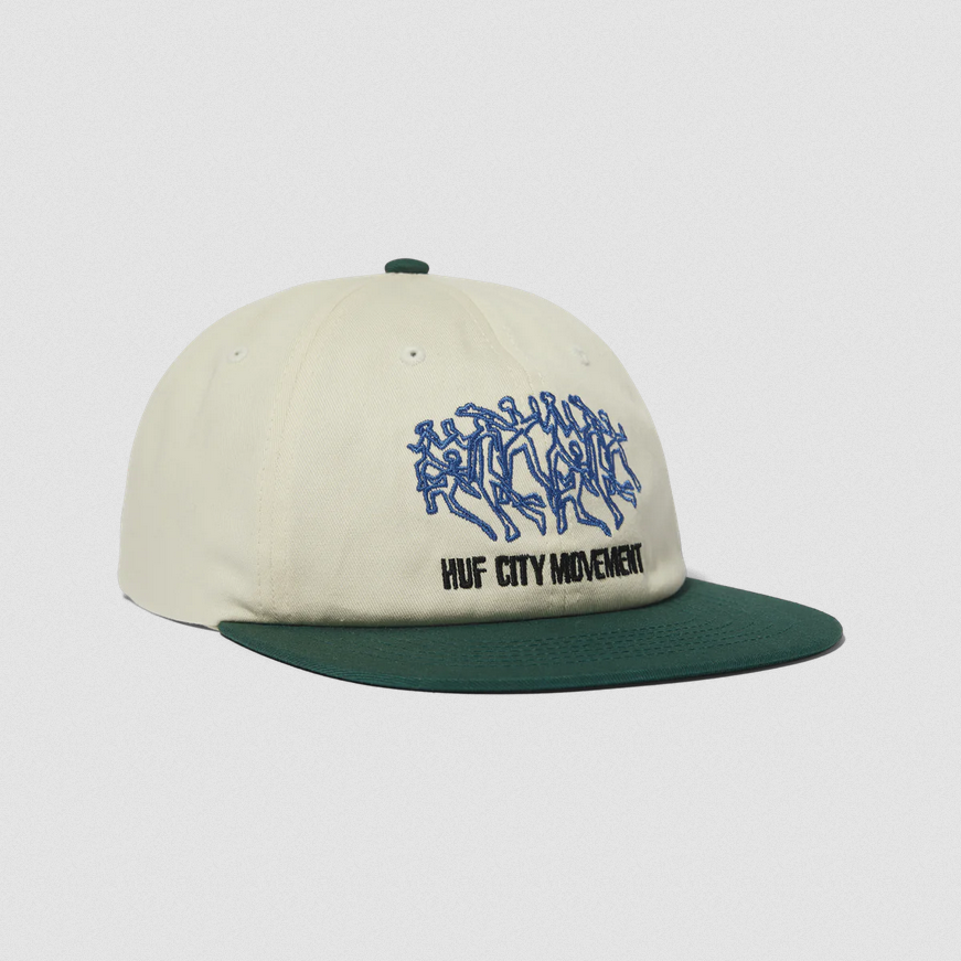 HUF Movement 6 Panel Hat Linen