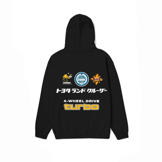 HUF Sahara Rally Hoodie Black