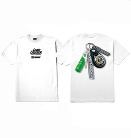 HUF Shine Keychain White