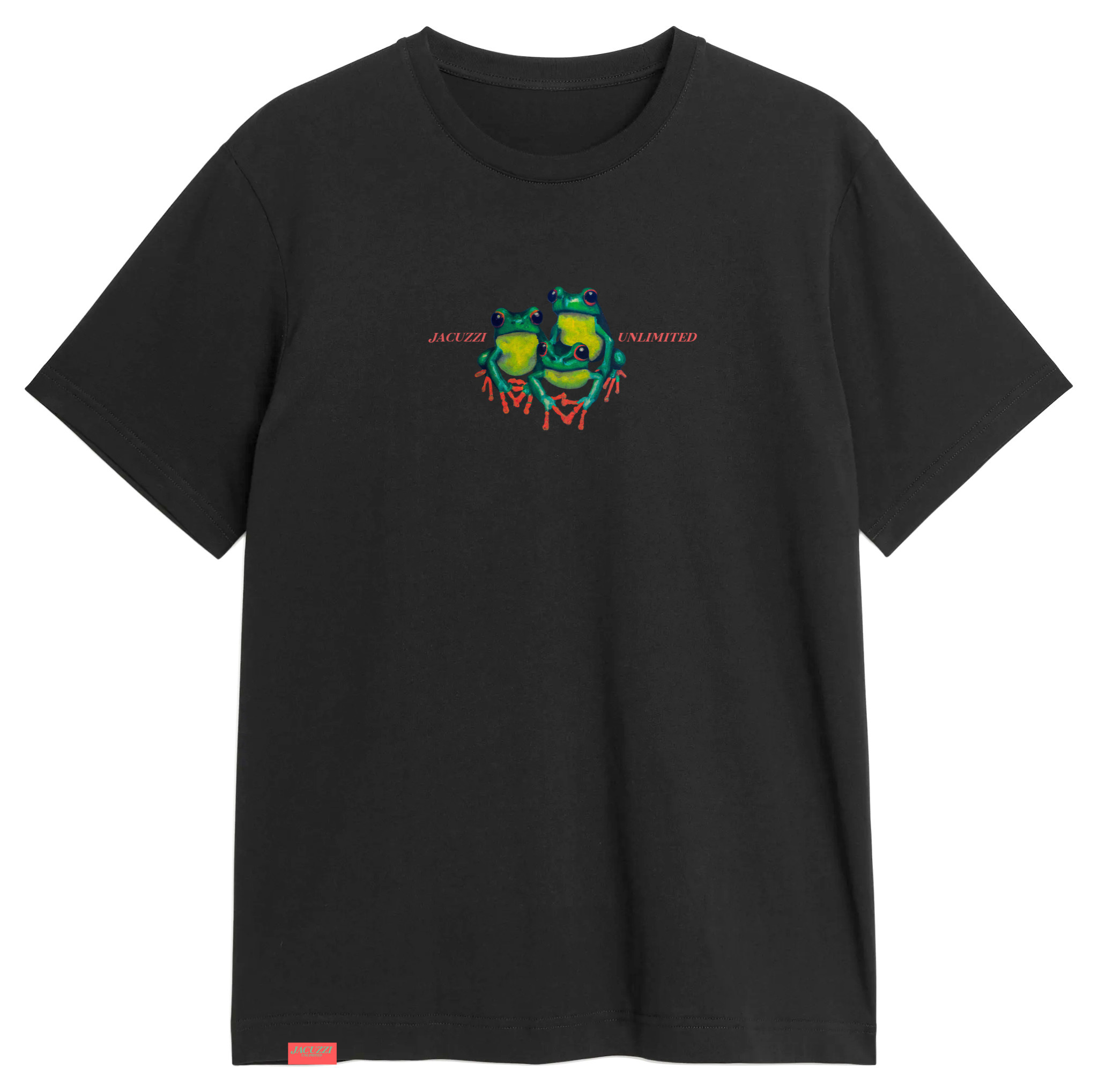 Jacuzzi Unlimited Frogs Tee Black