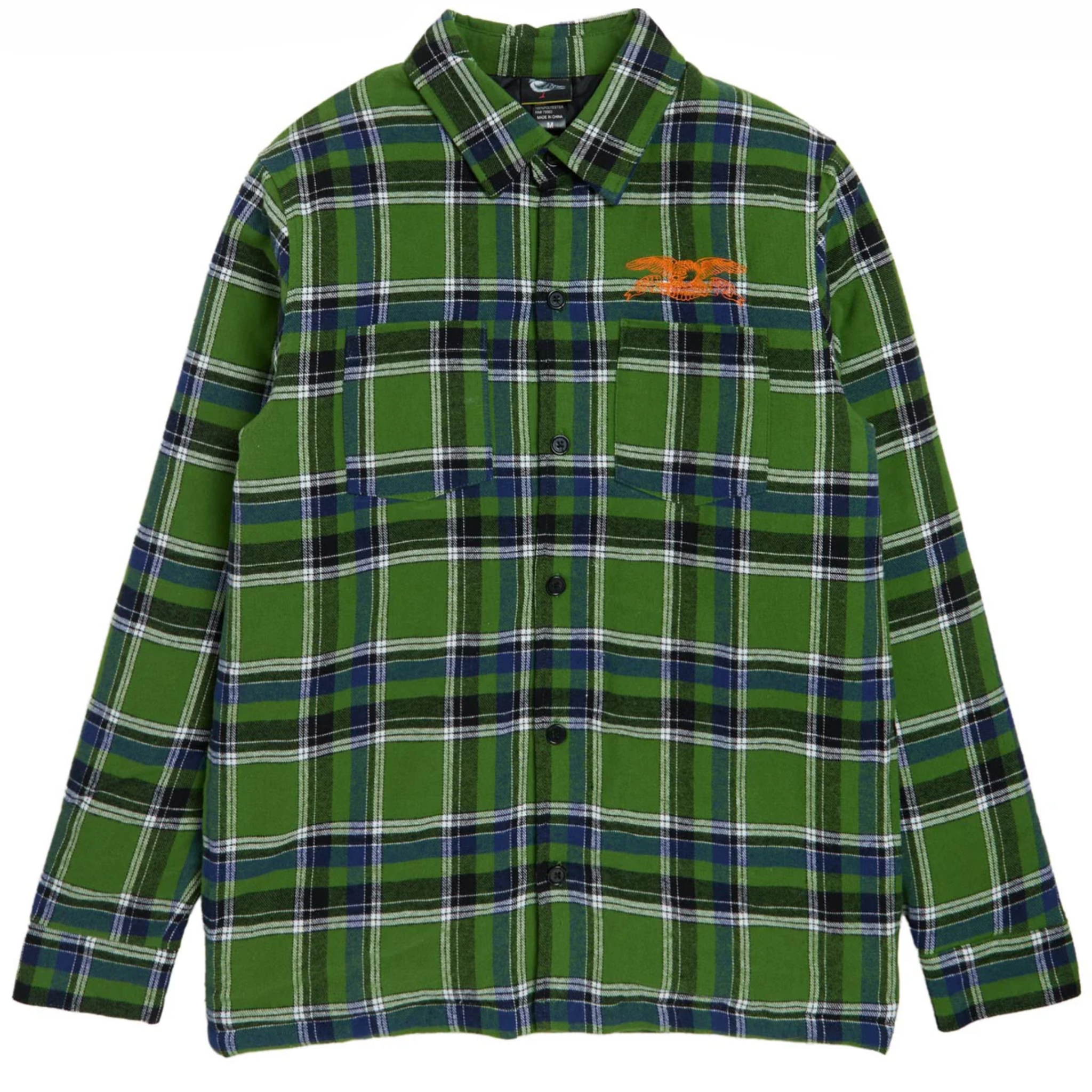 Anti Hero Eagle Flannel Jacket Green/Blue