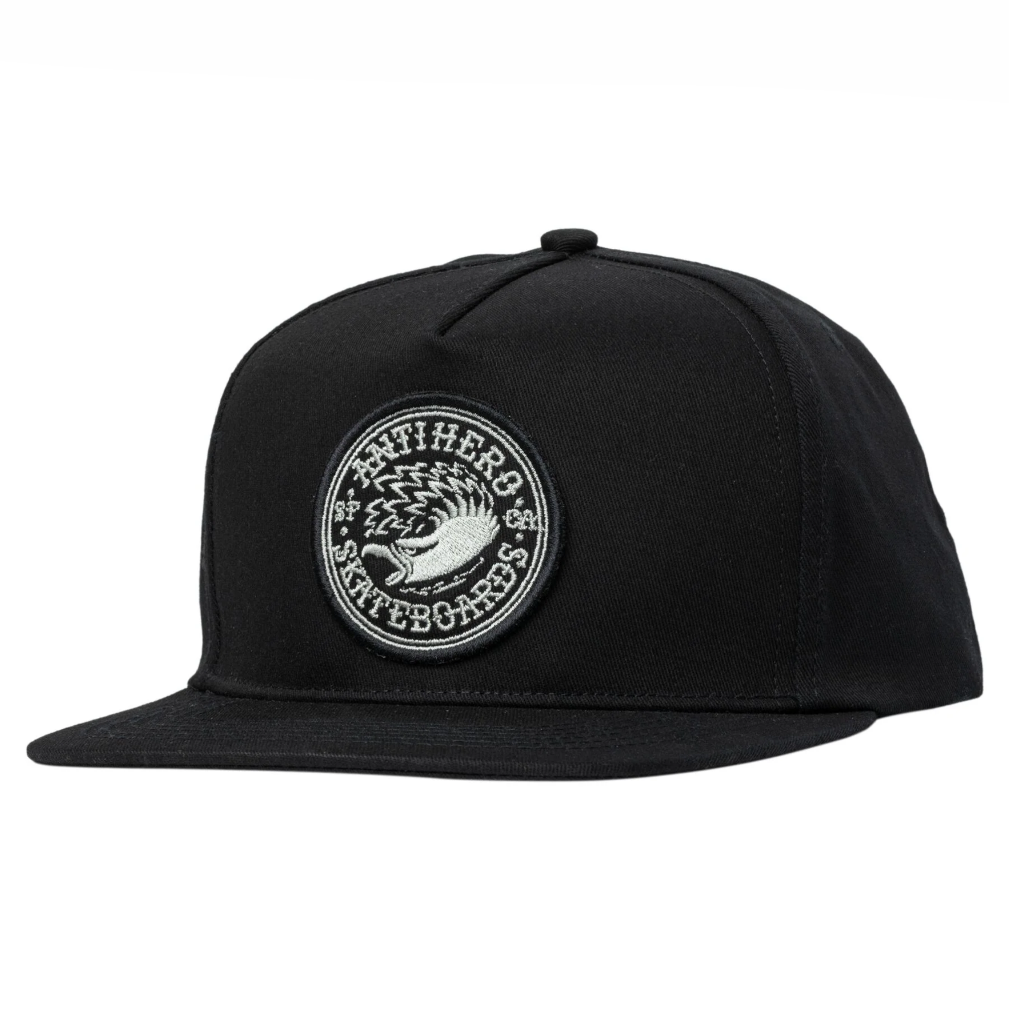 Anti Hero Eagle Round Snapback Black/Charcoal