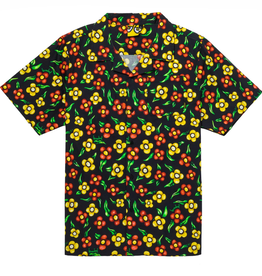 Krooked Aloha Flowers Shirt Black/Multi
