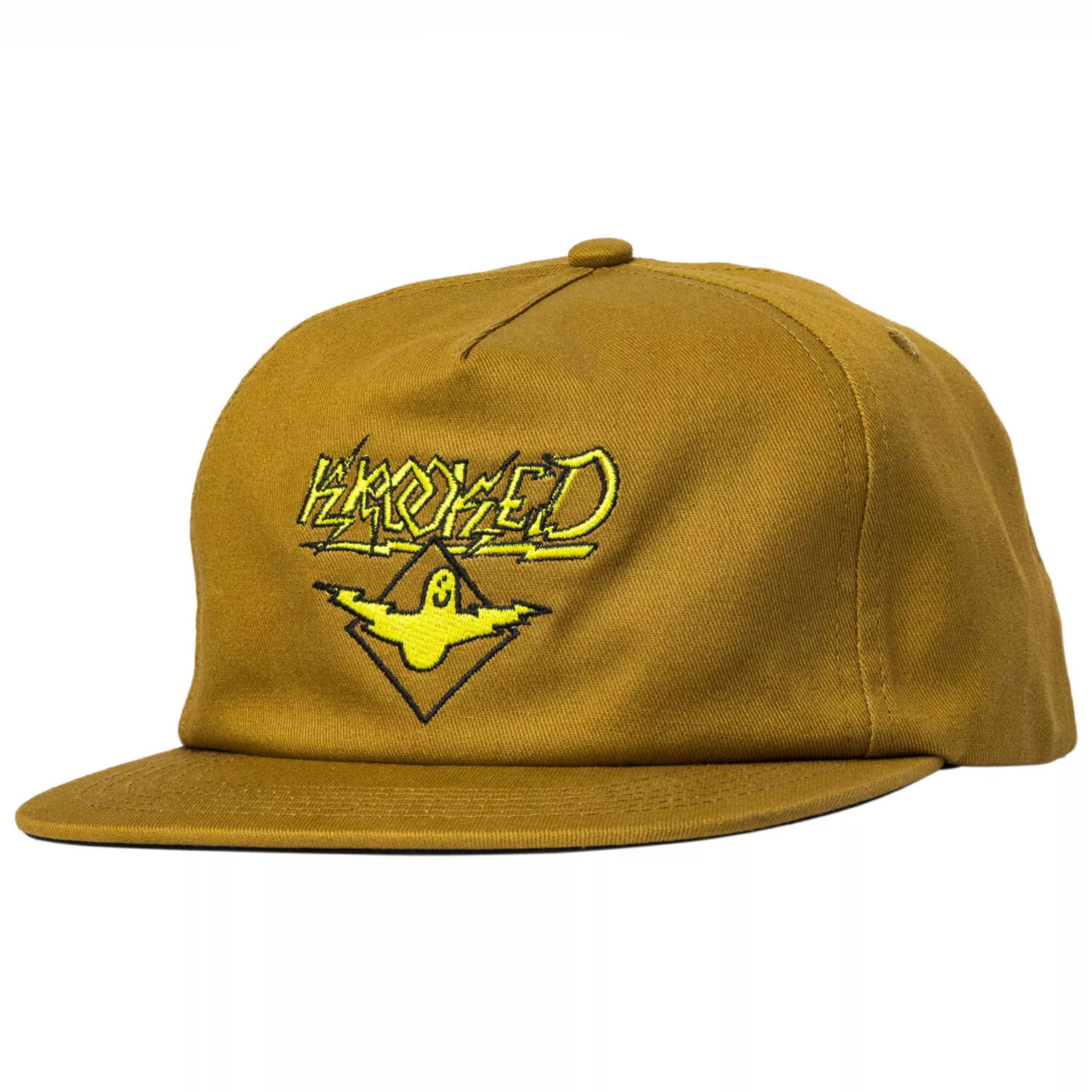 Krooked Bird Lightning Snapback Tan