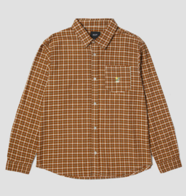 HUF Oxford Echo Plaid Shirt Russet