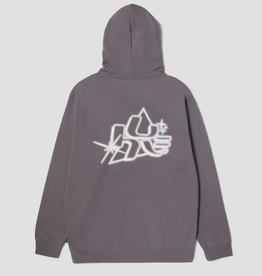 HUF Glow Pull Over Hoodie Light Plum