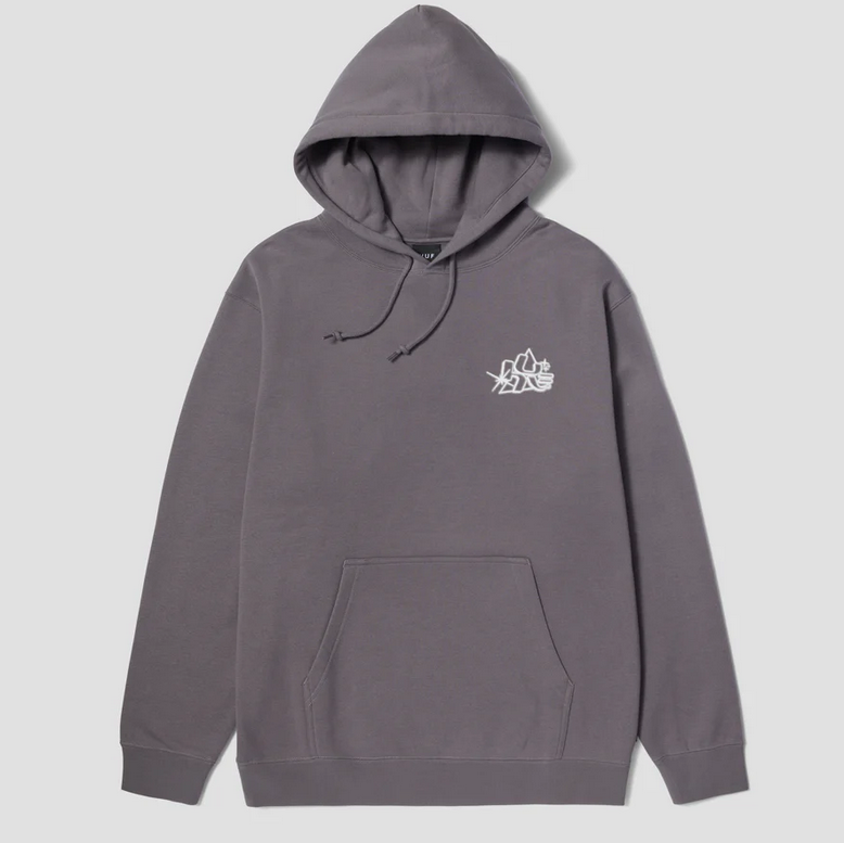 HUF Glow Pull Over Hoodie Light Plum