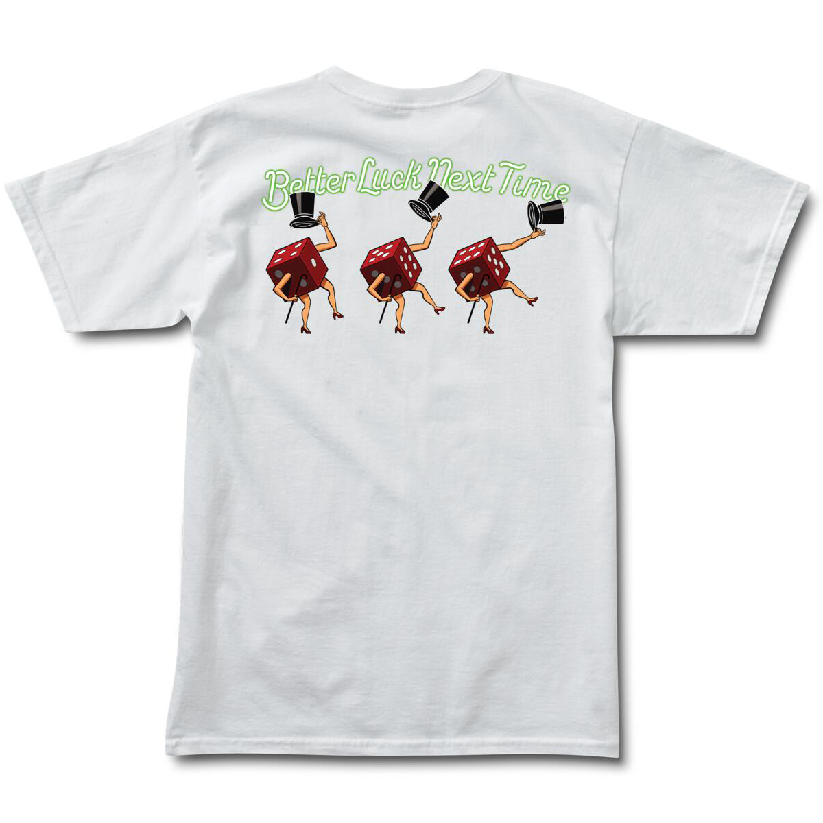 Thank You Roller Pocket Tee White