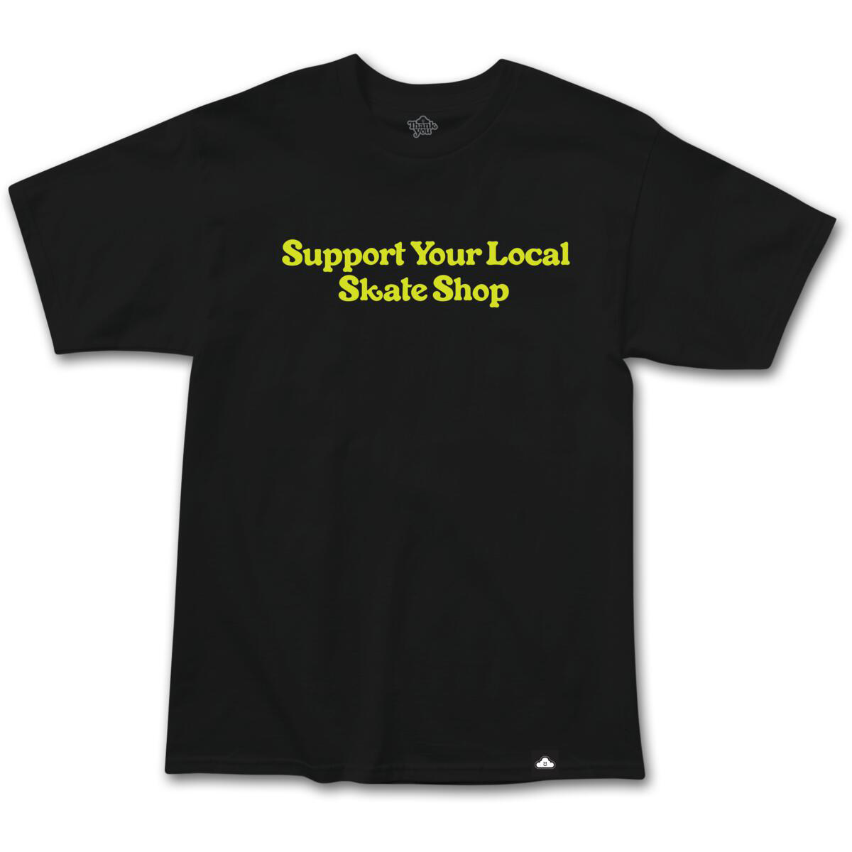 Thank You Support Tee Black