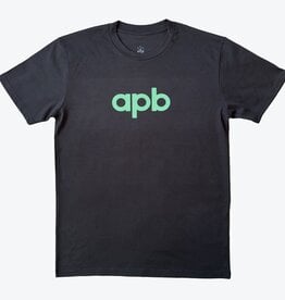 APB Skateshop APB Logo Tee Coal/Mint