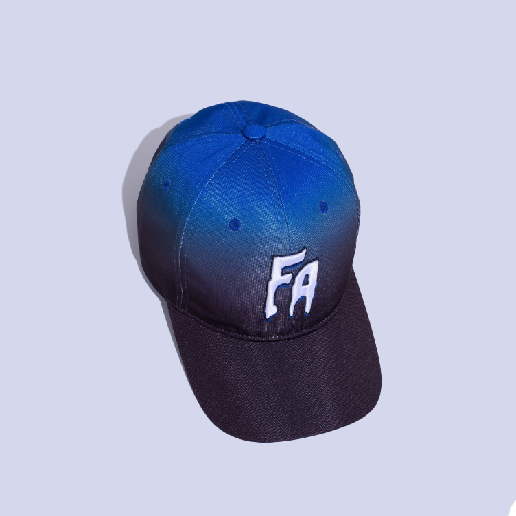 Fucking Awesome Seduction Of The World Gradient Snapback Blue