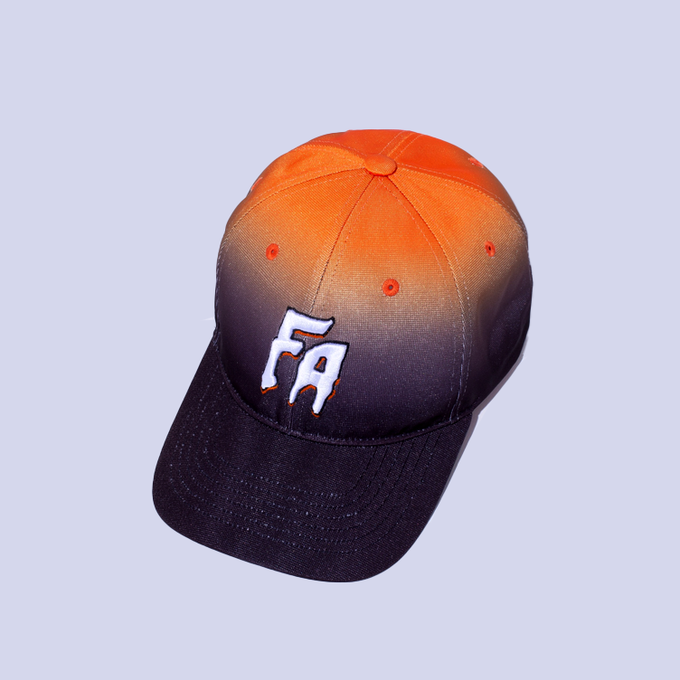 Fucking Awesome Seduction Of The World Gradient Snapback Orange
