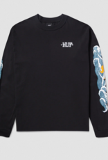 HUF Rogue Wave L/S Black