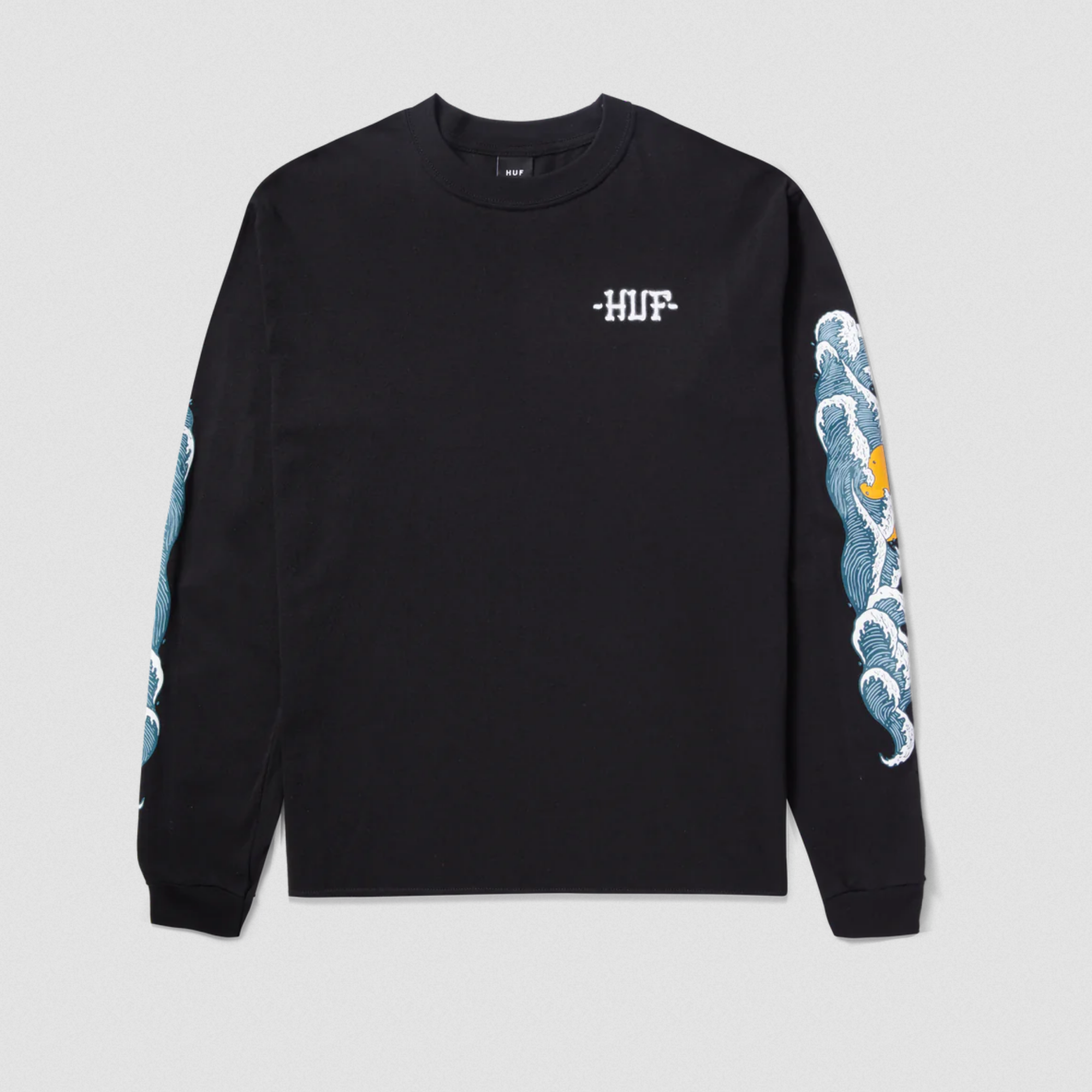 HUF Rogue Wave L/S Black