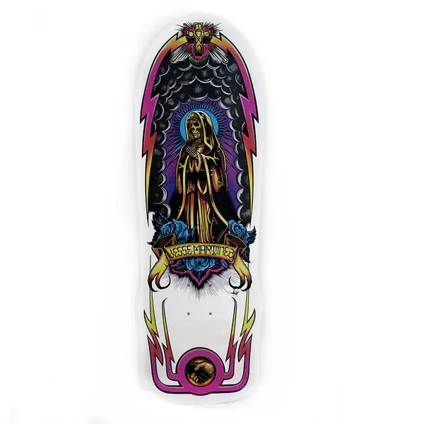 Dogtown Jesse Martinez Guadalupe Handshake 1987 10" Gloss White Full Dip