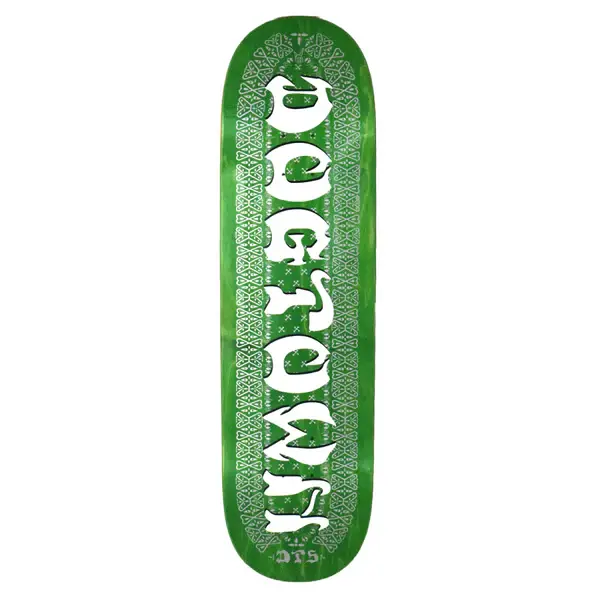 Dogtown Bandana Street 8.75" Green Stain