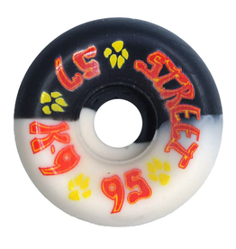 Dogtown K-9 80s Street Wheels 57mm x 95a Black/White