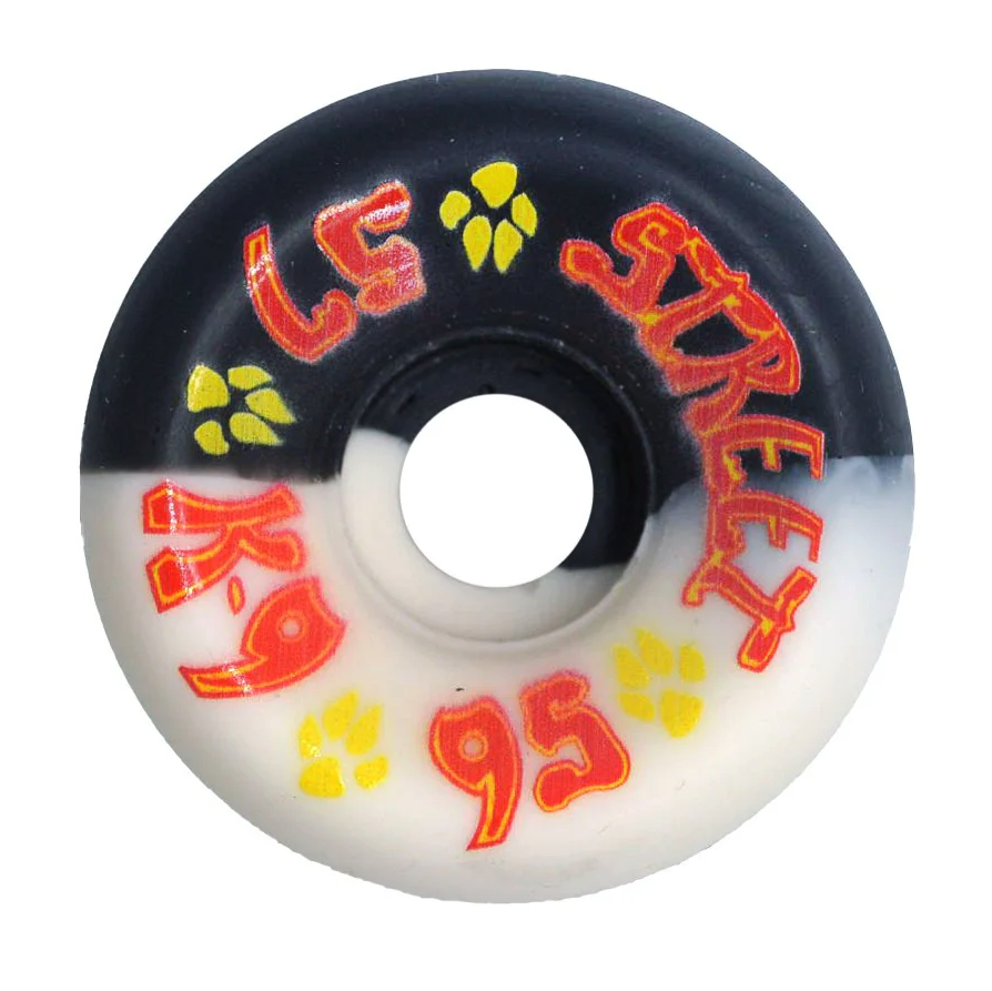 Dogtown K-9 80s Street Wheels 57mm x 95a Black/White