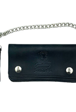 Suicidal Cross Large Leather Chain Wallet