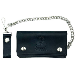 Suicidal Cross Large Leather Chain Wallet