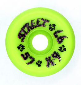 Dogtown K-9 80s Street Wheels 57mm x 97a Lime Green