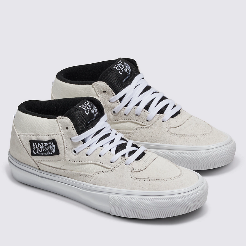 Vans Shoes Skate Half Cab Blanc De Blanc White/Black