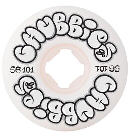 OJ Wheels Throw Ups Chubbies White 101a 56mm