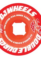 OJ Wheels Double Duro Red Mini Combo 99a/95a 56mm