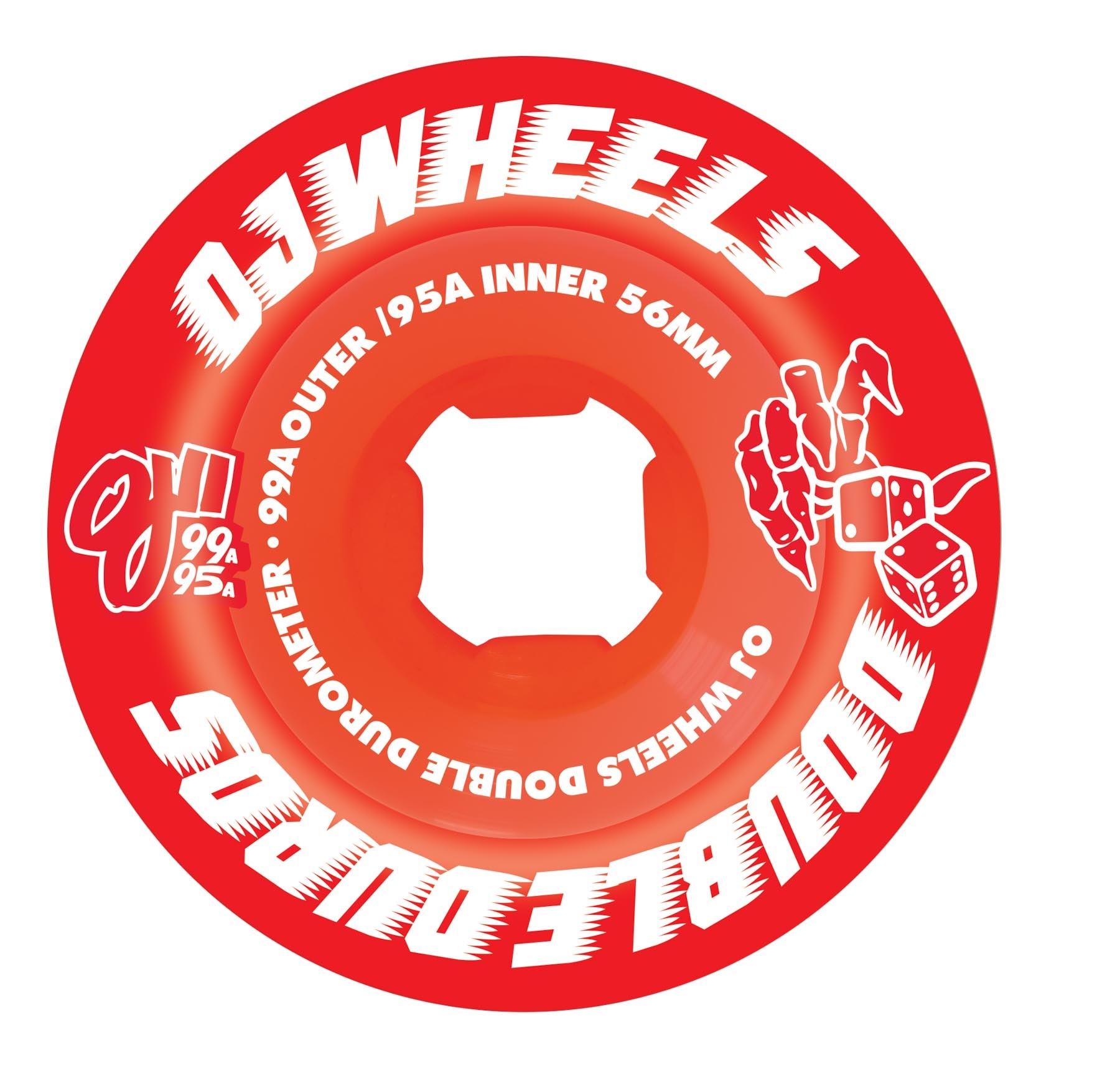 OJ Wheels Double Duro Red Mini Combo 99a/95a 56mm
