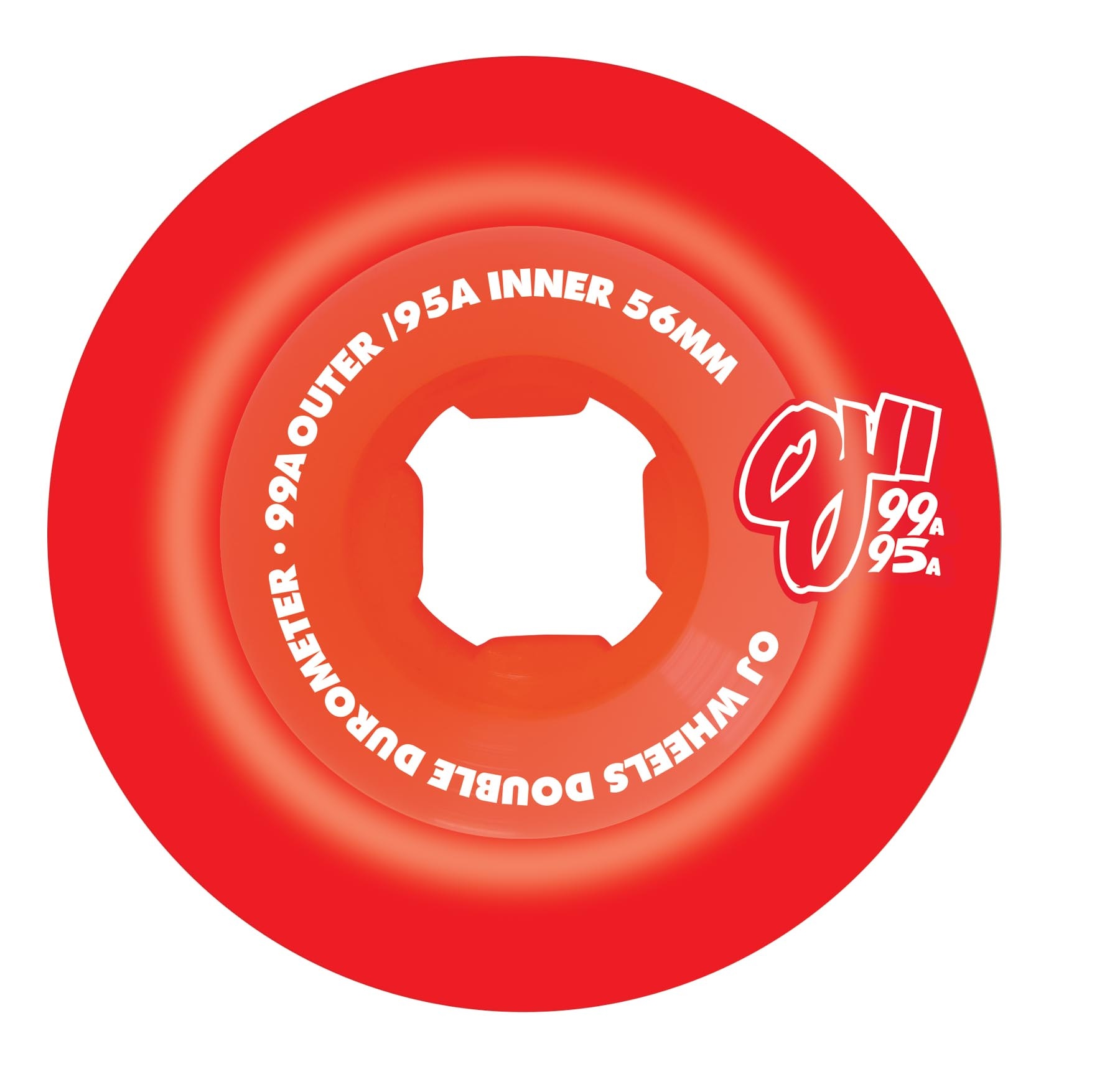 OJ Wheels Double Duro Red Mini Combo 99a/95a 56mm