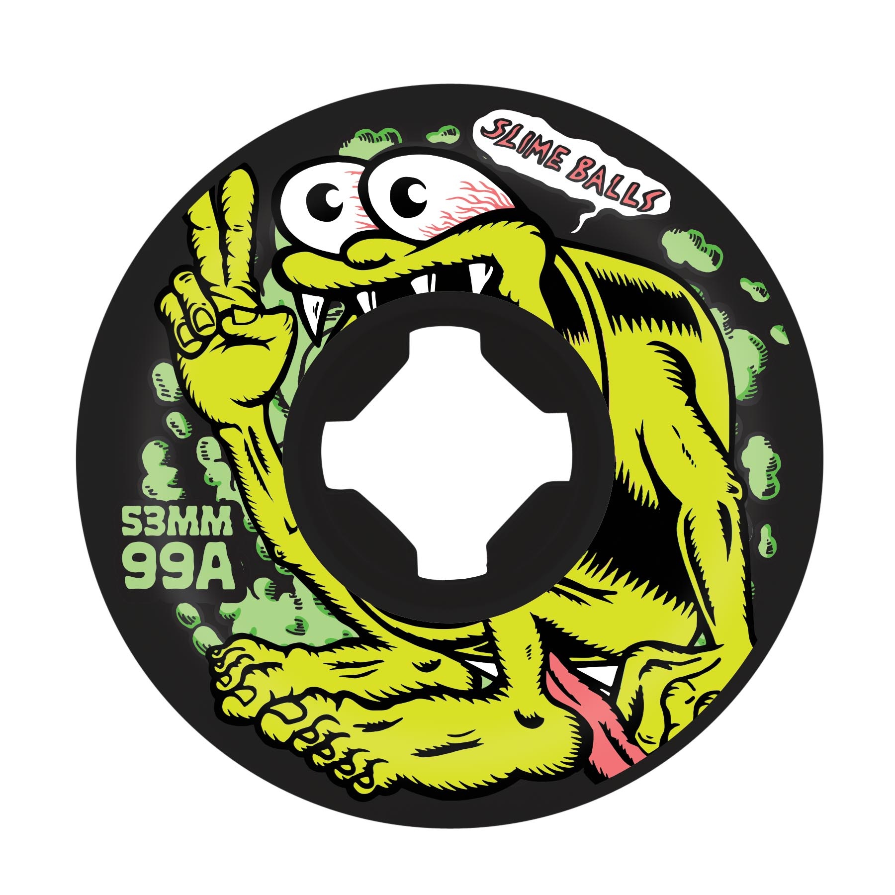Slimeballs Slime Gremmie Vomit Mini Black 99a 53mm