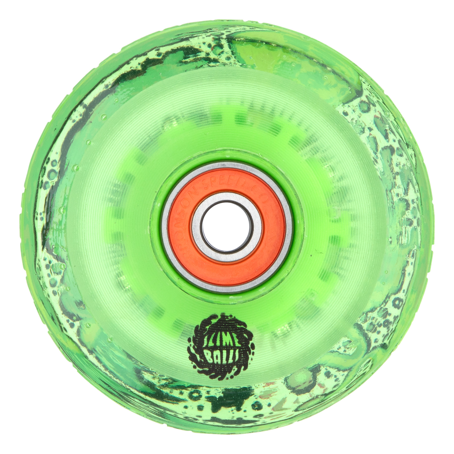 Slimeballs Angler Light Ups OG Slime Neon Green 78a 66mm
