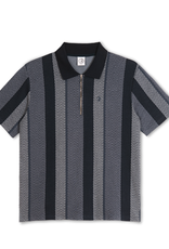 Polar Skate Co. Jacques Polo Shirt Herrinbone Grey