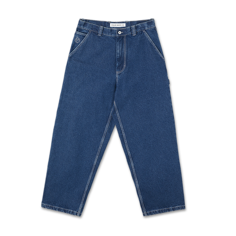 Polar Skate Co. Big Boy Work Pants Blue Wash