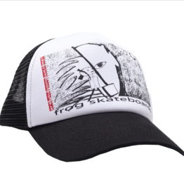 Frog Skateboards R U Going With Me? Trucker Hat Black/White
