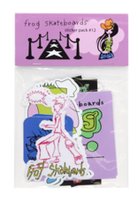 Frog Skateboards Frog Sticker Pack #12