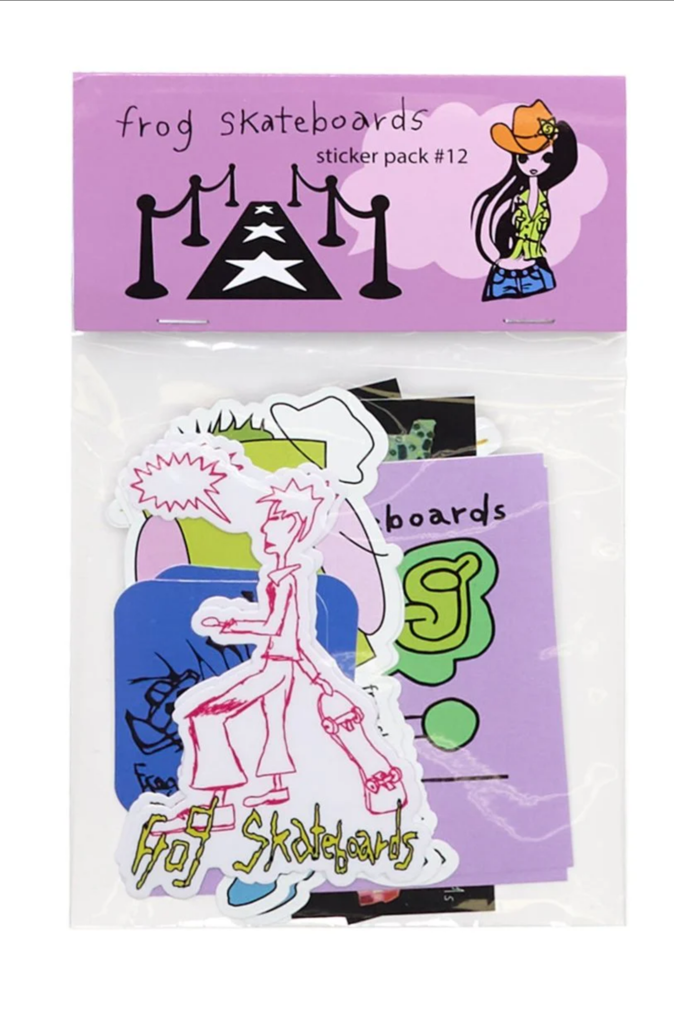 Frog Skateboards Frog Sticker Pack #12