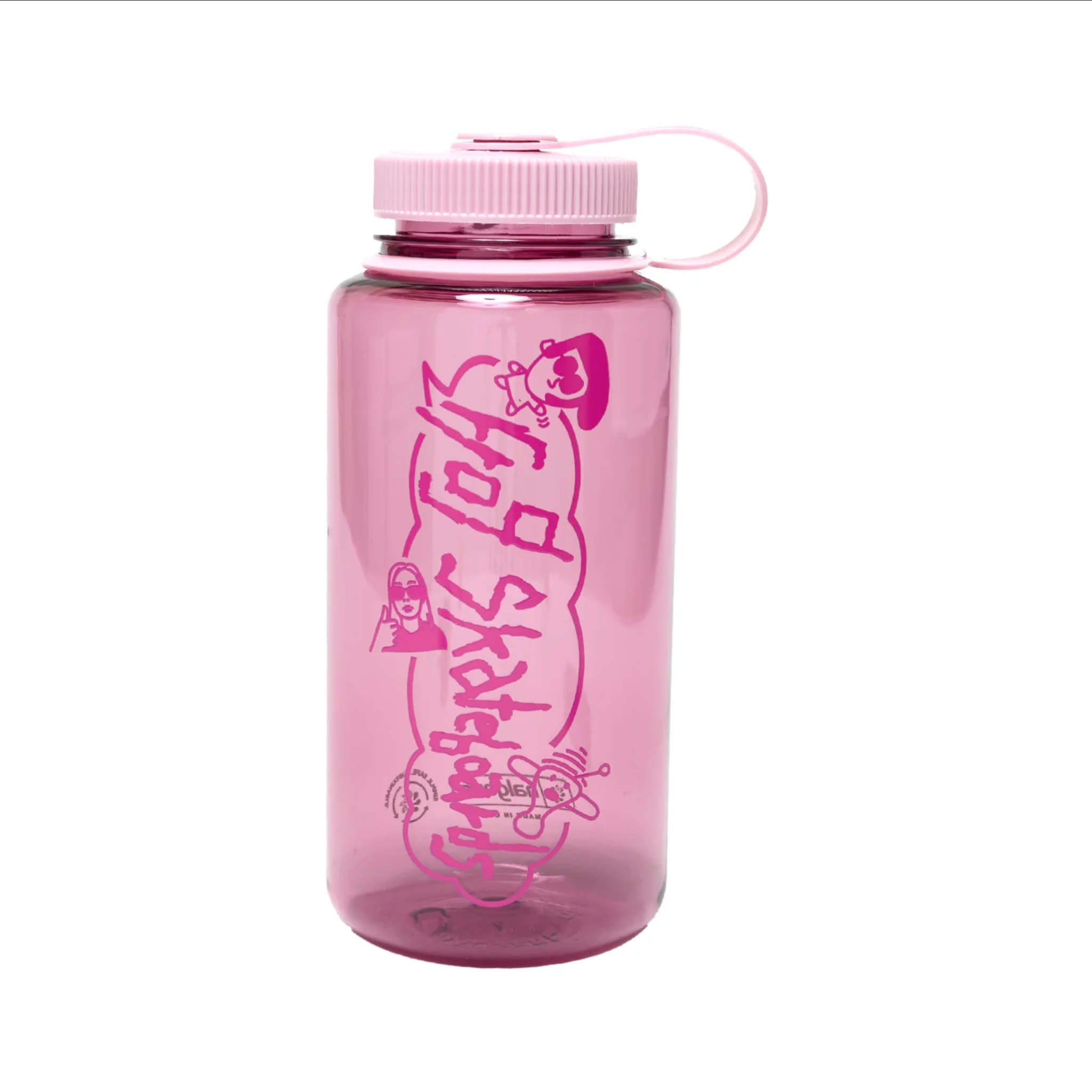 Frog Skateboards Frog Nalgene Water Bottle Pink