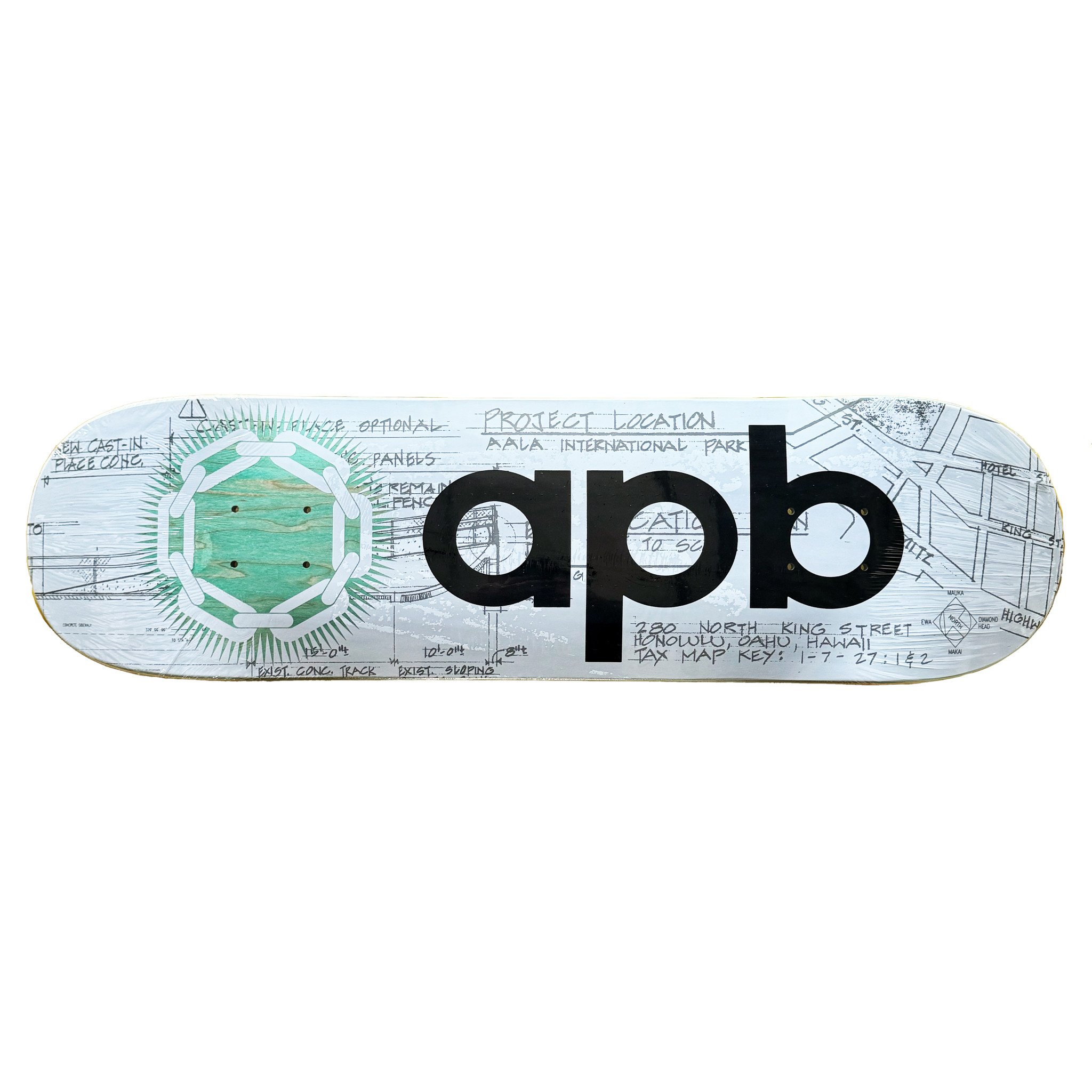 APB Skateshop APB Blueprint Deck 8.75