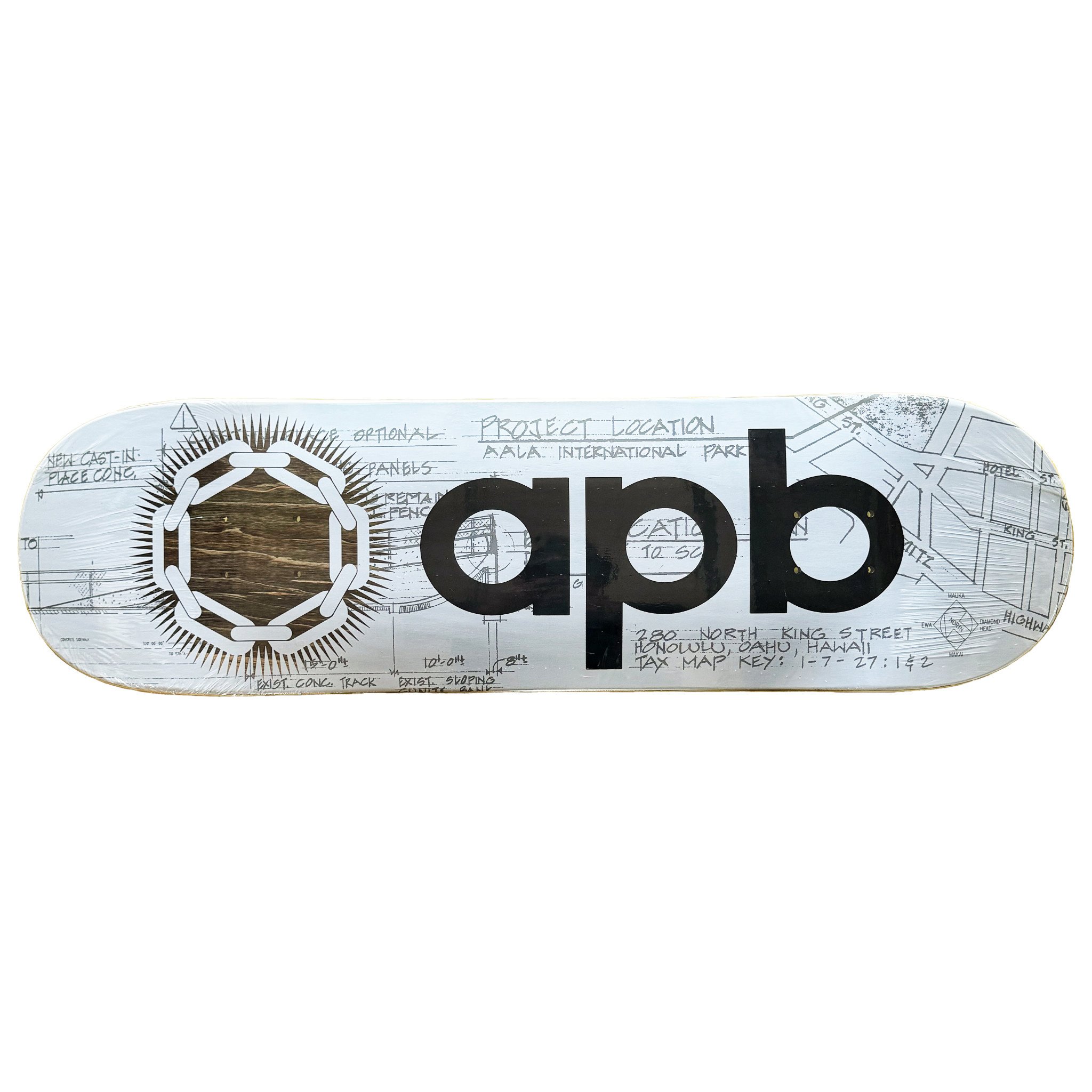 APB Skateshop APB Blueprint Deck 8.38
